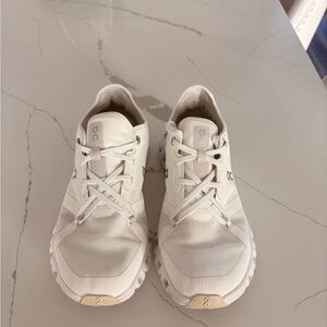 On Cloud Women's White Sneakers